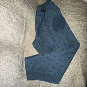 UGC Polo Ralph Lauren Preppy Pajama Lounge Pants Blue Chambray Polo Pony Mens M